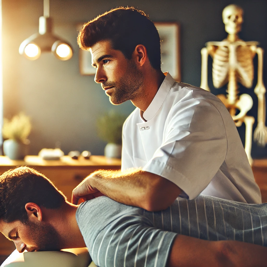 Un-osteopata-che-tratta-un-paziente-con-una-manipolazione-cervicale-delicata.