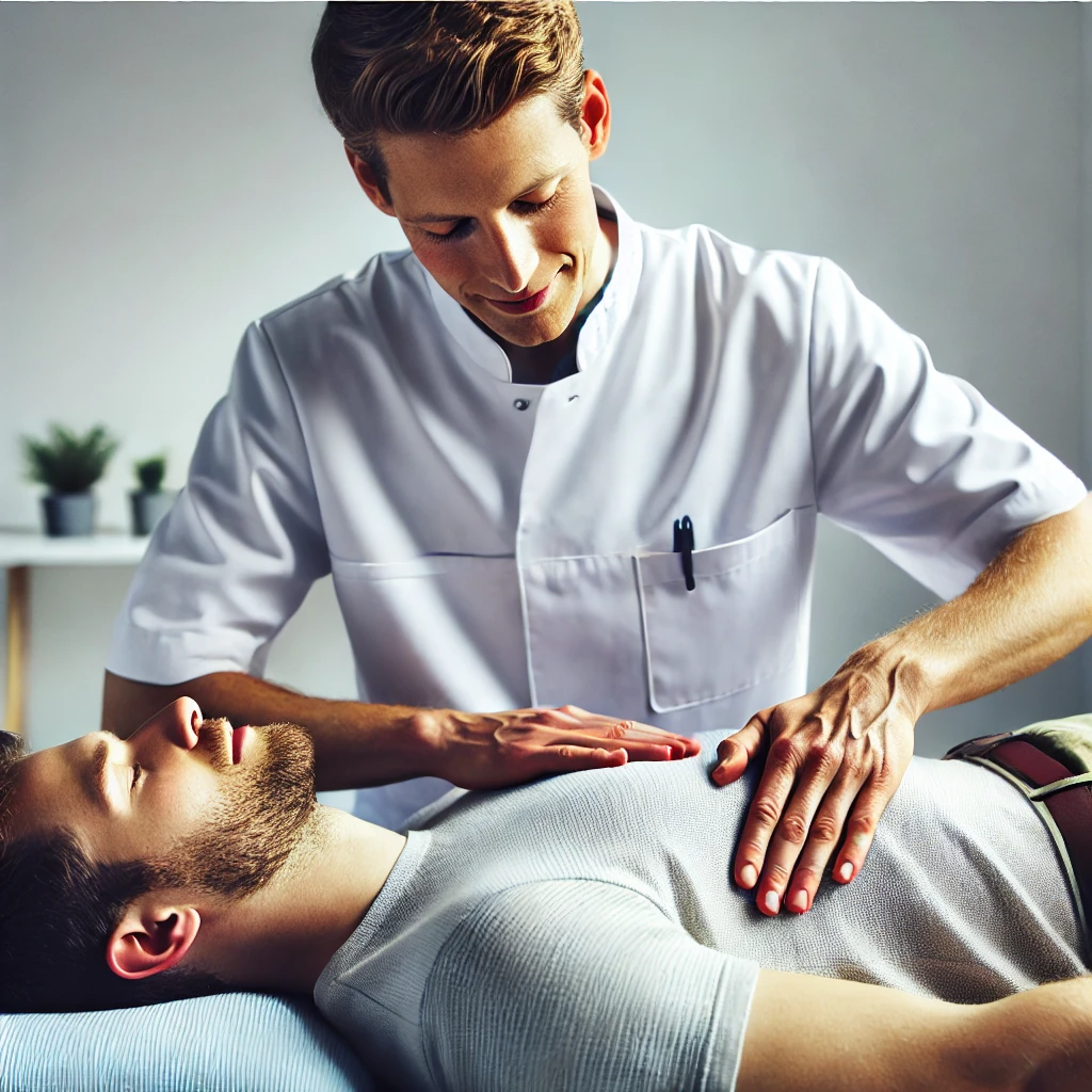 trattamento osteopatico viscerale: manipolazione viscerale